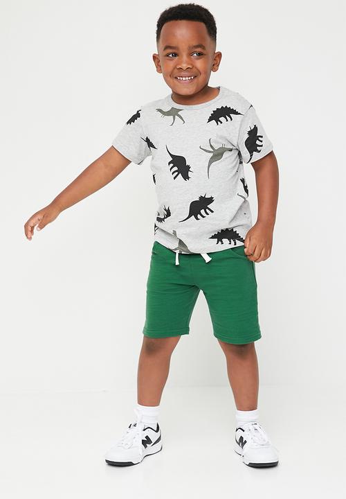 Pop Candy - Drawstring shorts - olive green
