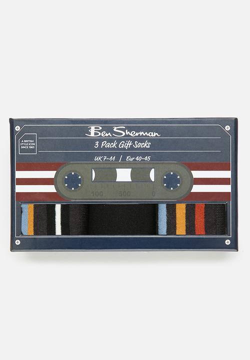 Ben Sherman - Bs Gift Socks Circe 3 Pack - Multi
