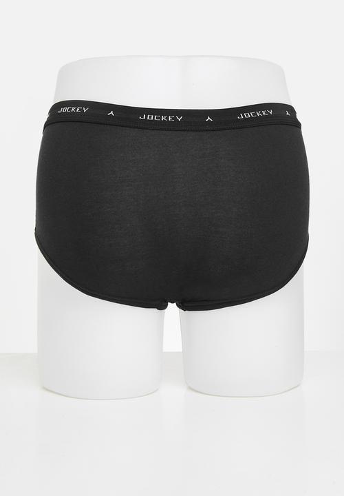 Jockey - 3 Pk rib y- front brief - multi 