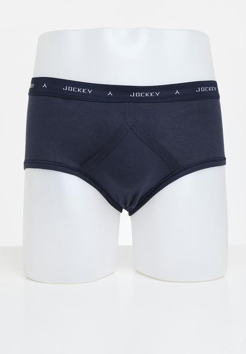 Jockey - 3 Pk rib y- front brief - multi 