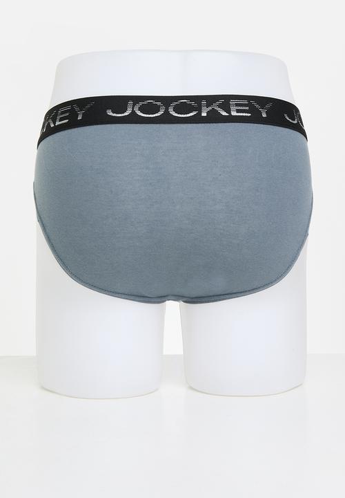 Jockey - 3 Pk graded elastic piped brief - multi 