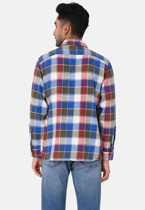 Levi’s® - Jackson worker walker plaid egret plaid - multi