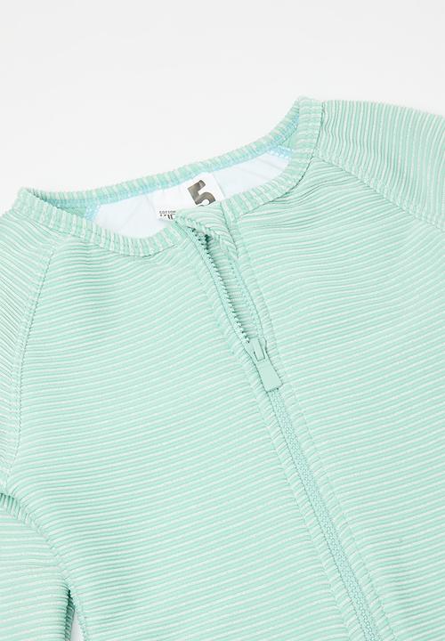 Cotton On - Lydia low one piece - barber blue/sparkle