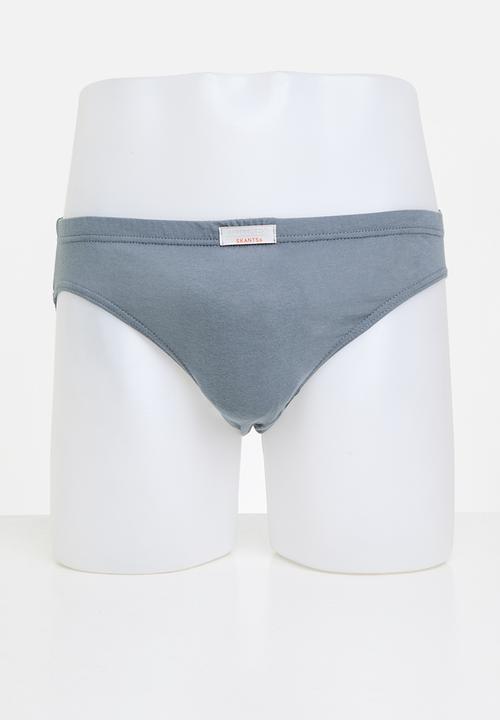 Jockey - 3 Pk plain skant - multi 