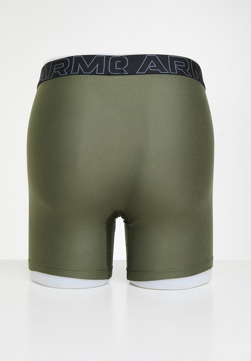 Under Armour - M UA Perf Tech Nov 6in Regular - Multi Camo Olive