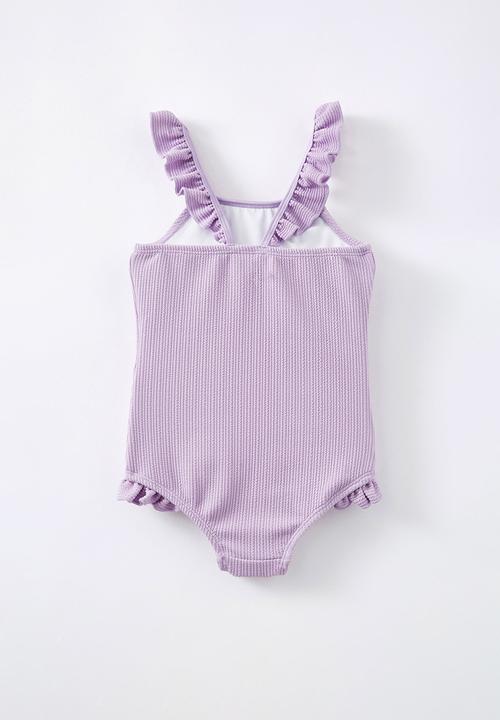 Cotton On - Heather one piece - lilac drop/crinkle