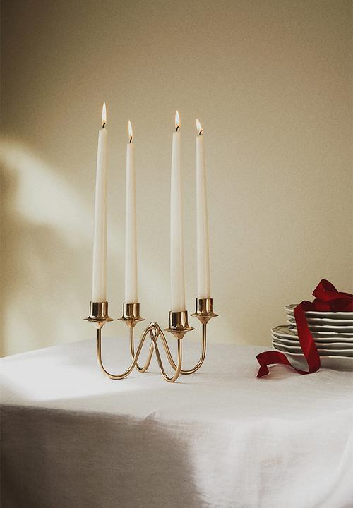 H&M - Metal candelabra - gold