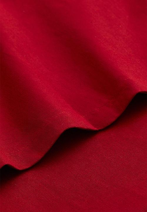 H&M - Cotton tablecloth - dark red