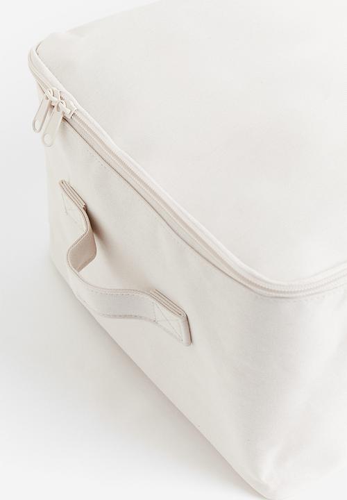 H&M - Lidded toy storage basket - beige