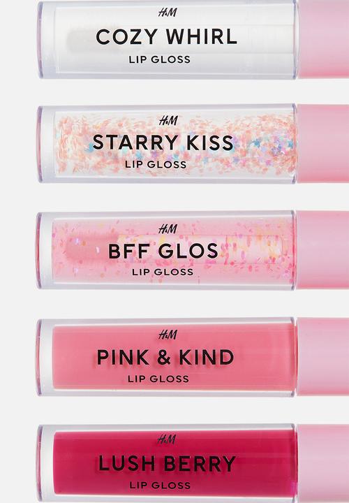 H&M - 5-Pack lip glosses - light pink
