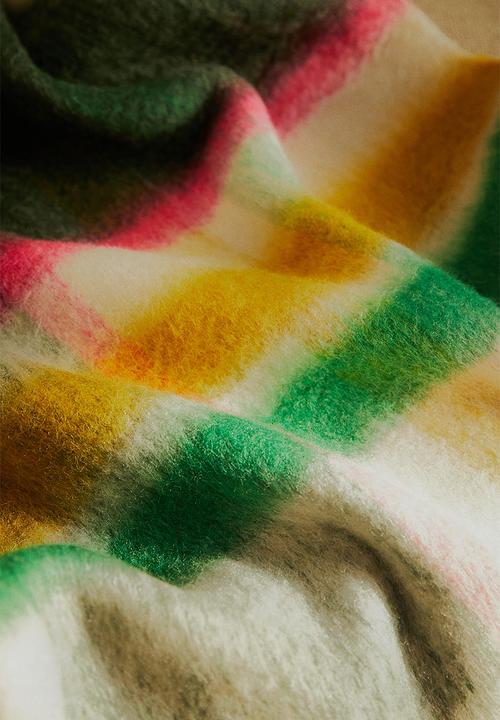 H&M - Patterned blanket - green multi