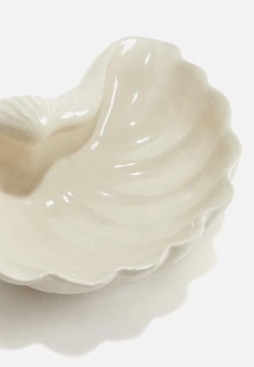 H&M - Shell-shaped serving bowl - natural white