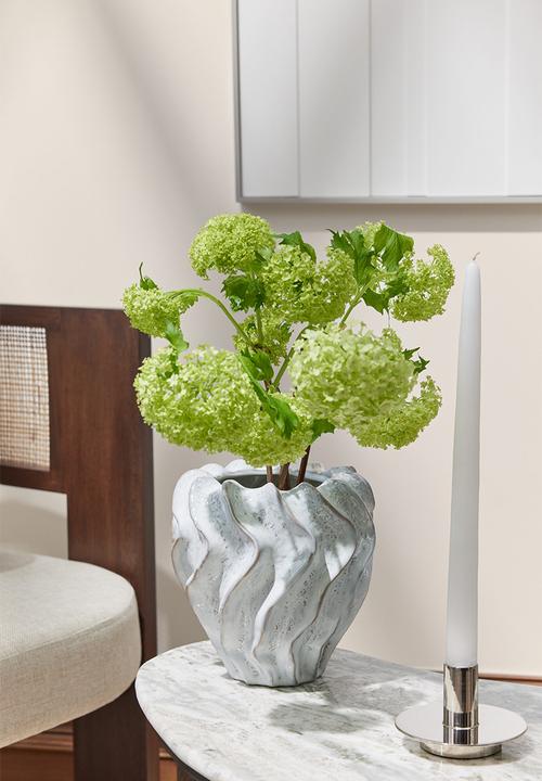 H&M - Stoneware vase - white