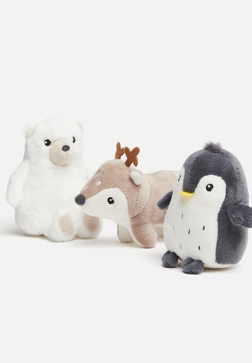 H&M - 3-Pack soft toys - white