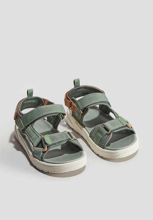 H&M - Scuba sandals - sage green