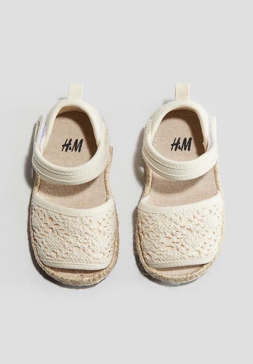H&M - Strap sandals - cream