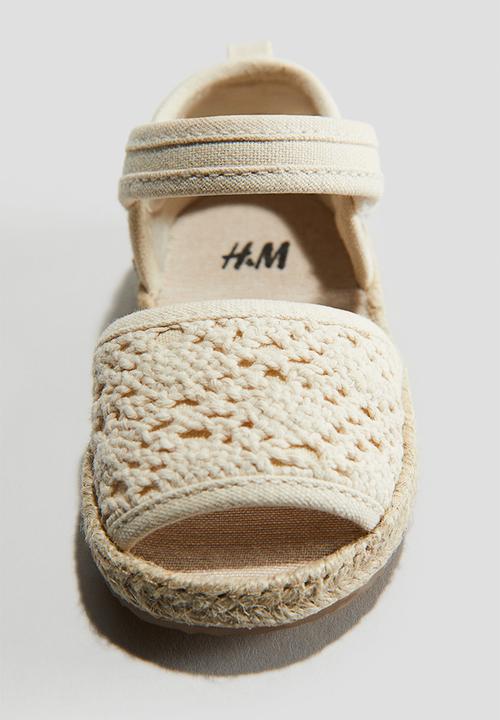 H&M - Strap sandals - cream