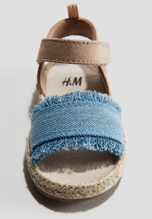 H&M - Strap sandals - denim blue