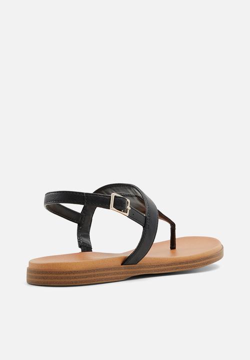 Call It Spring - Emmaliine Slingback Thong - Black