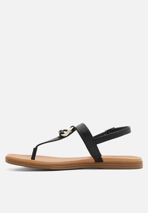 Call It Spring - Emmaliine Slingback Thong - Black