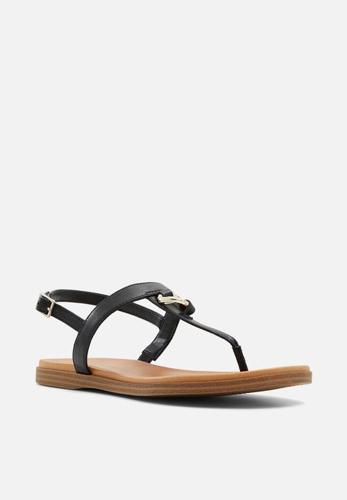 Call It Spring - Emmaliine Slingback Thong - Black