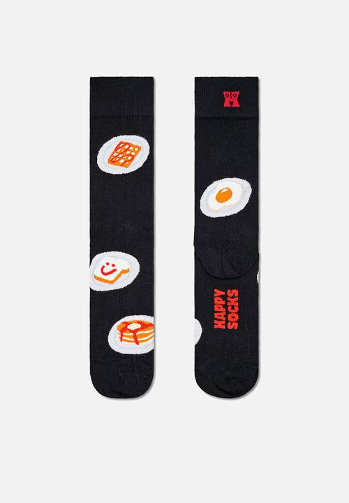 Happy Socks - Breakfast Sock - Black