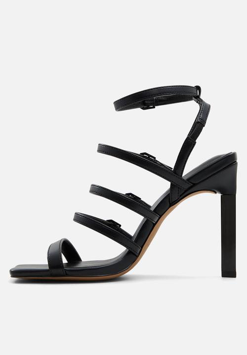 Call It Spring - Peytonn Ankle Strap Stiletto - Black