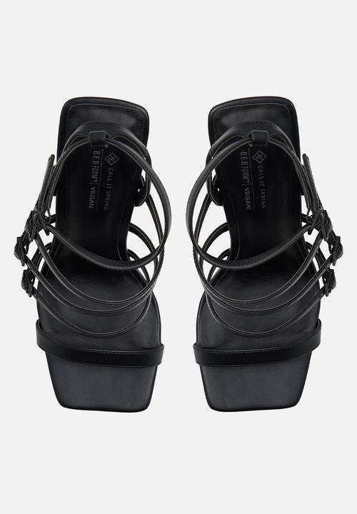 Call It Spring - Peytonn Ankle Strap Stiletto - Black
