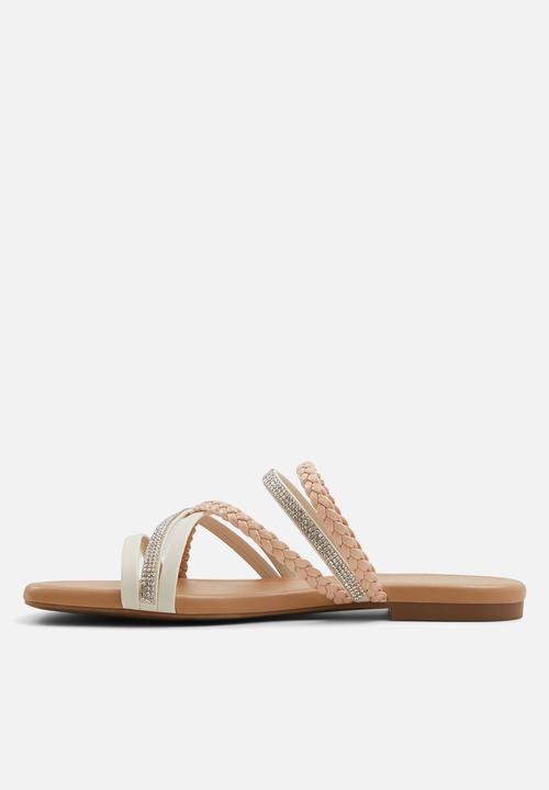Call It Spring - Shaynah Slide - White/Bone
