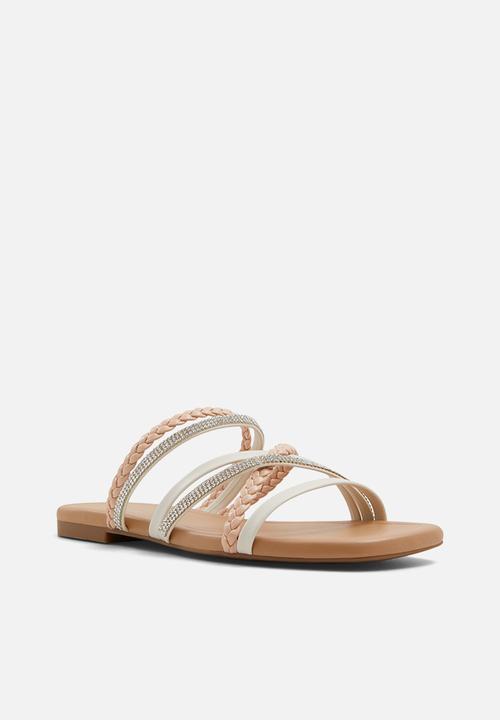 Call It Spring - Shaynah Slide - White/Bone