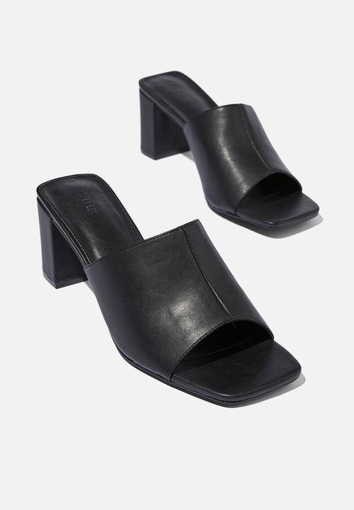 Cotton On - Eden minimal mule - black