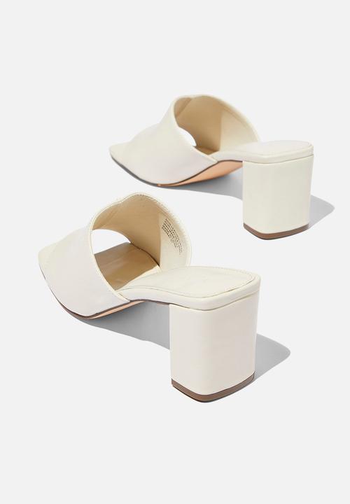 Cotton On - Eden Minimal Mule - Ecru Smooth