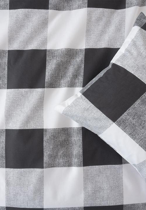 Linen House - Alec Duvet Cover Set - Carbon