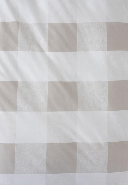 Linen House - Alec Duvet Cover Set - Mushroom