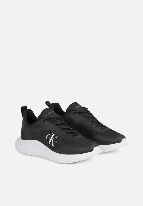 Calvin Klein - EVA Runner Low Lace Mix Ml Wn - Black/Bright White
