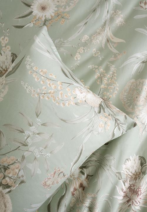Linen House - Nella Duvet Cover Set - Sage