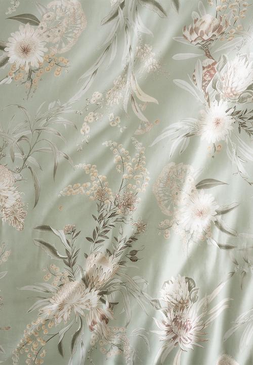 Linen House - Nella Duvet Cover Set - Sage