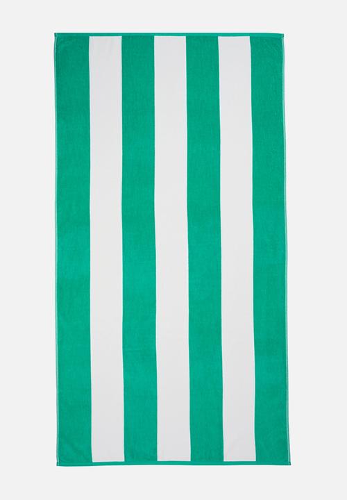 Linen House - Portofino Beach Towel - Green