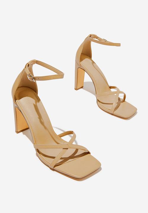 Cotton On - Minnie strappy block heel - camel smooth