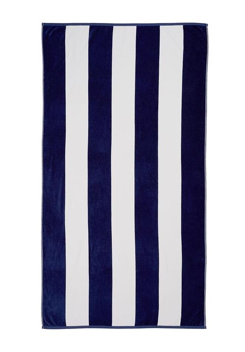 Linen House - Portofino Beach Towel - Navy