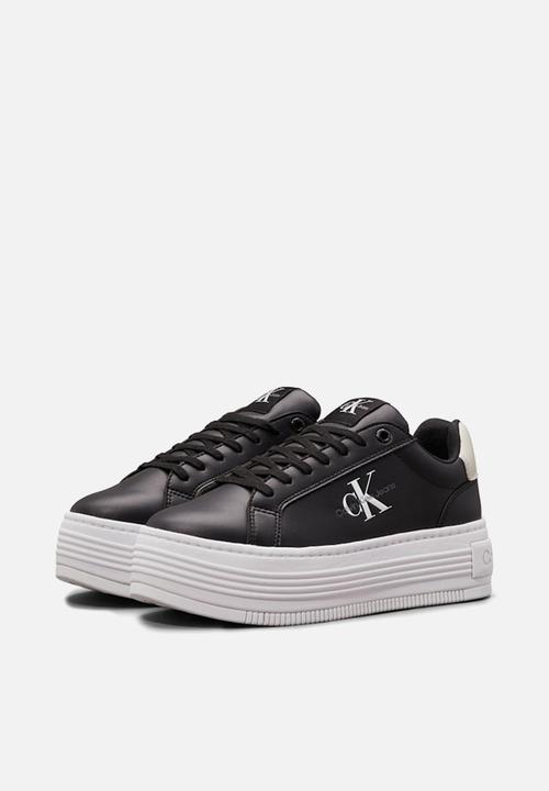 Calvin Klein - Bold platf low lace lth ml mtl