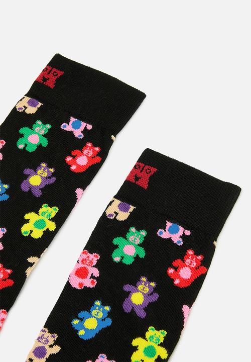 Happy Socks - Teddy Bear Sock - Black