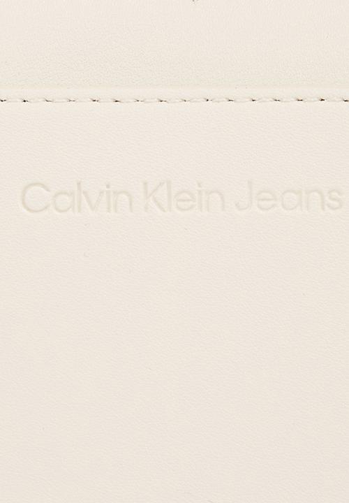 Calvin Klein - Scuplted camera pouch bag-eggshell