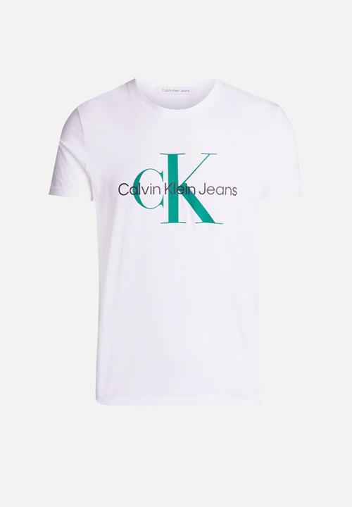Calvin Klein - Seasonal Monologo Tee - Bright White