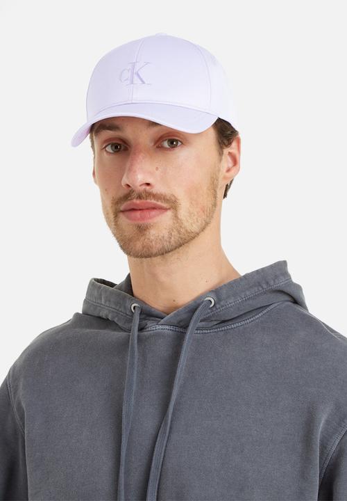 Calvin Klein - Monogram embro cap-pastel lilac