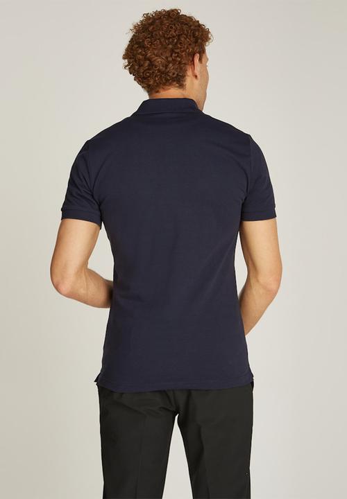Calvin Klein - Ck embro badge slim polo - Night Sky