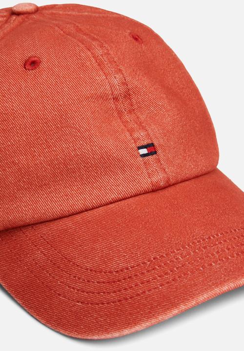 Tommy Hilfiger - TH FLAG '85 SOFT 6 PANEL CAP - Terra Red