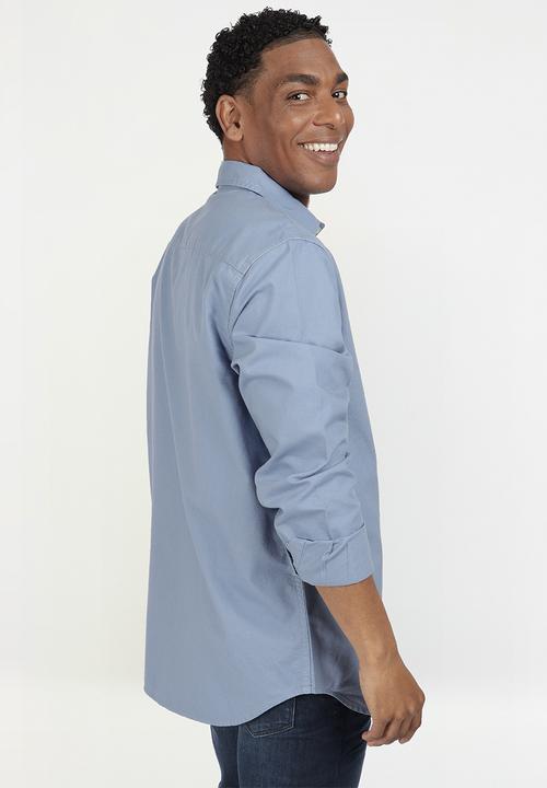 GUESS - Ls collin shirt - partly cloudy