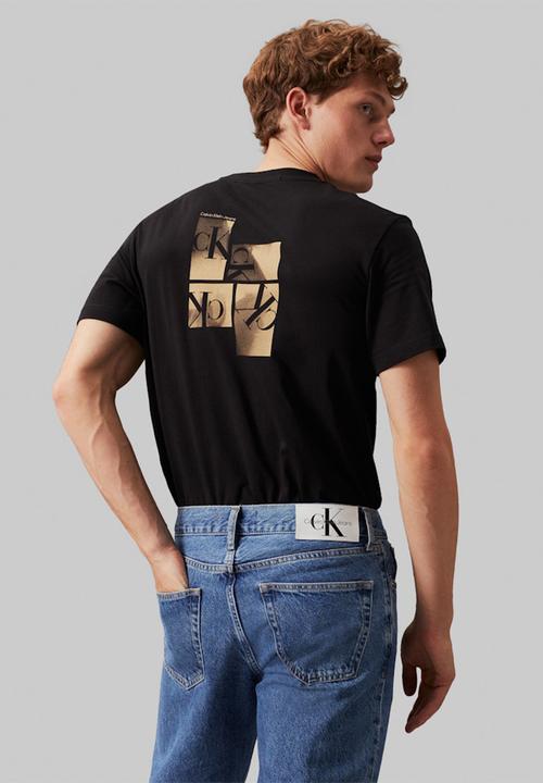 Calvin Klein - Ck multibox tee - Ck Black