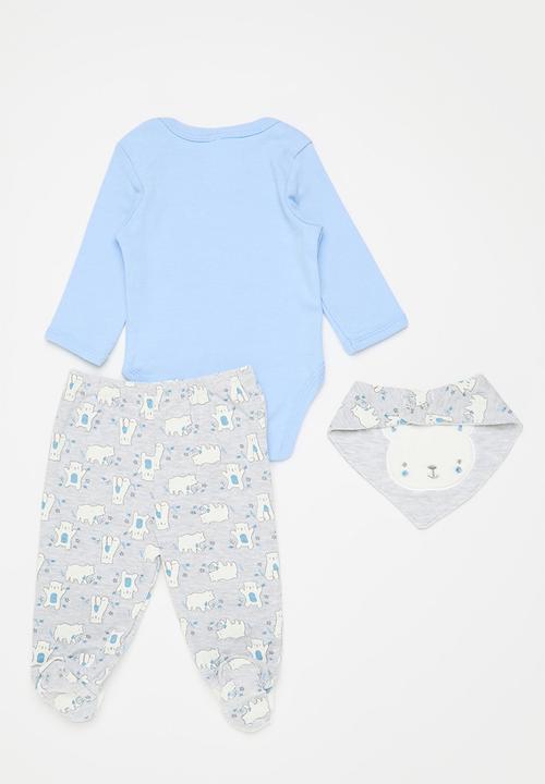 Pop Candy - 3 Piece bodyvest bib & legging set - multi